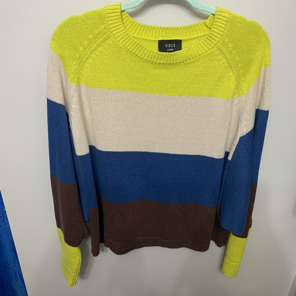 Vici Color Block Sweater